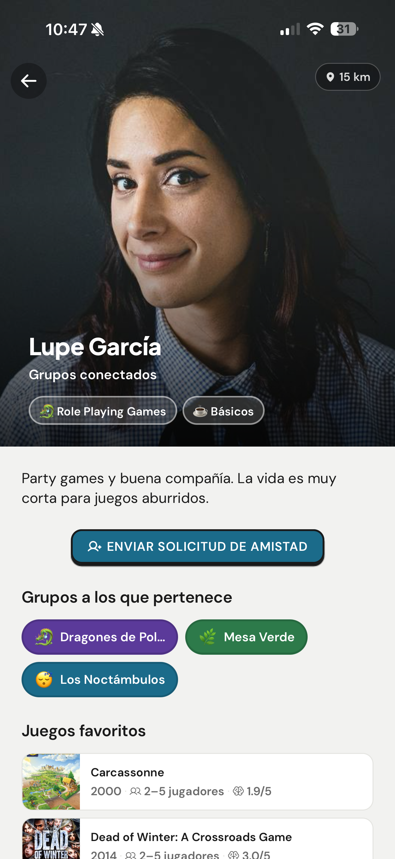 Perfil de jugador